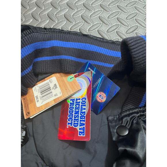 Duke University basketball Destroyer Jacket Satin Black Blue Devils Varsity XXL - Picture 9 of 10